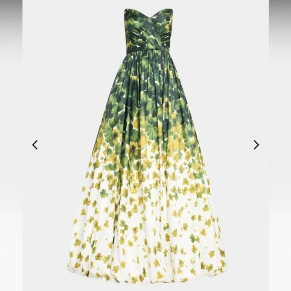 Jovani Strapless Floral Print Ball Gown - Picture 1 of 3